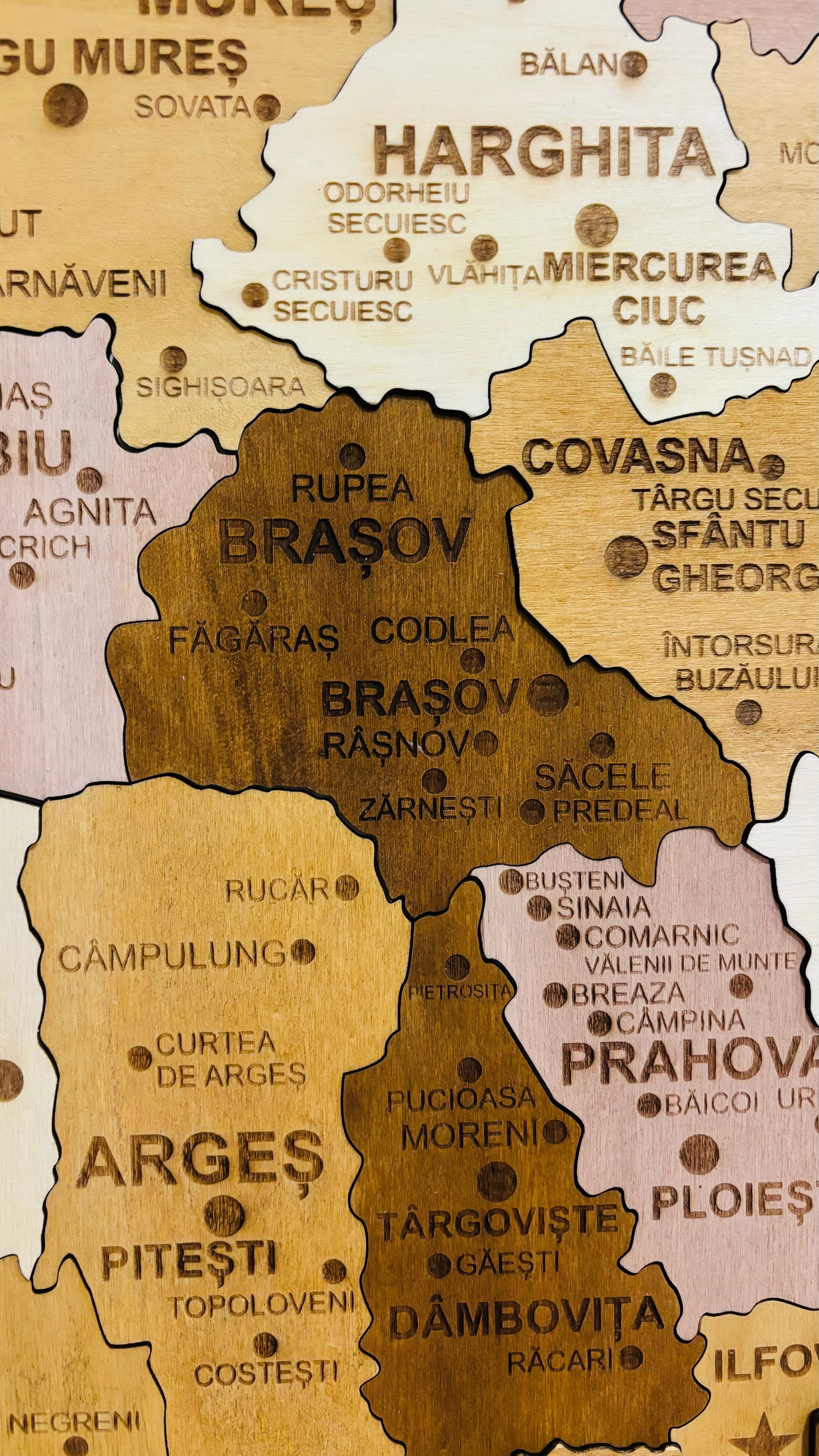 Harta României 3D